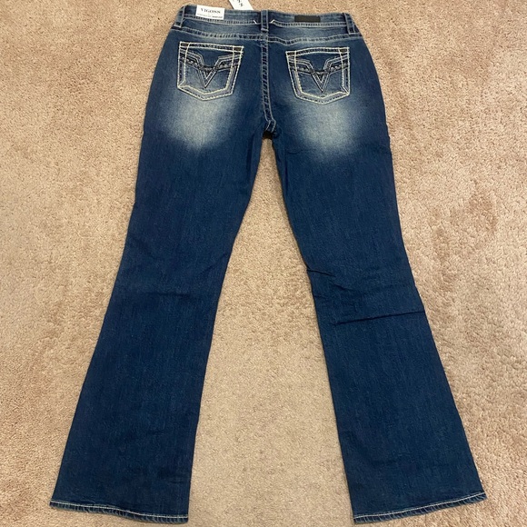 NWT Virgoss Heritage Fit Bootcut Jeans size 12 33x32 - Picture 2 of 4